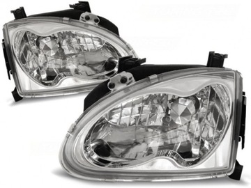 ФОНАРИ ПЕРЕДНЯЯ HONDA CRX DEL SOL 03.92-97 CHROME