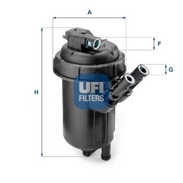 55.114.00/UFI ФИЛЬТР ТОПЛИВА ДИЗЕЛЬ КОМПЛЕКТ.