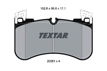 TEXTAR КОЛОДКИ ТОРМОЗНЫЕ ПЕРЕД LAND ROVER DEFENDER DISCOVERY V RANGE