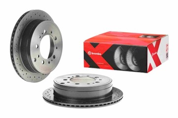 BREMBO ДИСК ТОРМОЗНОЙ XTRA ЗАДНИЙ