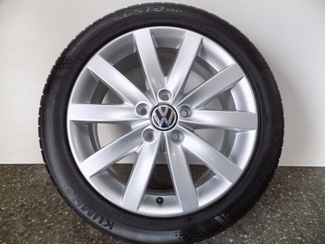 4X ОРИГИНАЛЬНЫЕ ШЕСТЕРНИ ЛЕТНИЕ VW GOLF 5 6 7 TOURAN JETTA CADDY_F-VAT_17''