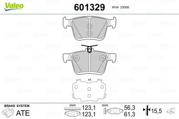 КОЛОДКИ HAM. VW GOLF 1.6 ДИЗЕЛЬ 4/2013-/