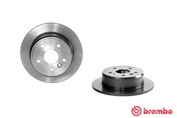 BREMBO ДИСКИ ТОРМОЗНЫЕ ТОРМОЗНЫЕ 2 ШТУКИ. ЗАД LEXUS ES TOYOTA CAMRY SOLARA 2.2