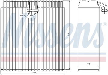 ИСПАРИТЕЛЬ КОНДИЦИОНЕРА NISSENS NIS 92107