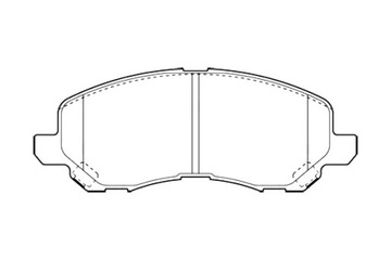 VALEO КОЛОДКИ ТОРМОЗНЫЕ MITSUBISHI LANCER 03-