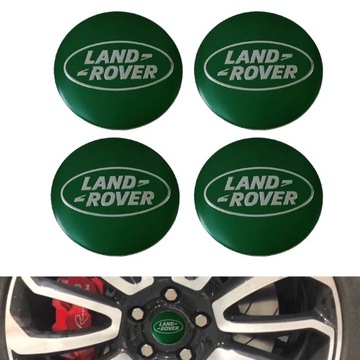 4 ШТУКИ LAND ROVER НАКЛЕЙКА ЭМБЛЕМА NA ДИСКИ 56MM