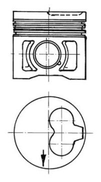 ПОРШЕНЬ VW 1.9- 2.4D 80.01 0.50