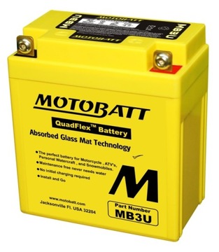 MOTOBATT АККУМУЛЯТОР MOTO. 12V 3AH/50A P+ (WYM:98X56X110/110)