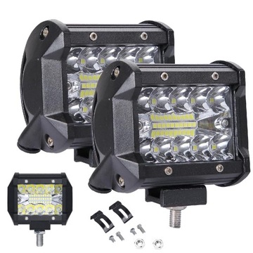 2X ФАРА ФАРА LED (СВЕТОДИОД ) 60W SPOTLIGHT 12V ДЛЯ OFF-ROAD I PICKUPÓW