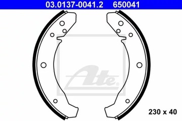 ATE 03.0137-0041 КОМПЛЕКТ КОЛОДОК ТОРМОЗНЫХ