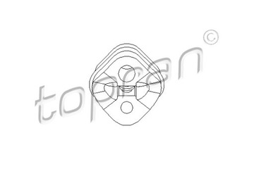 ЗАЦЕП GUM.TLUMIKA DB W210 /ЗАДНИЙ/ TOPRAN 400233