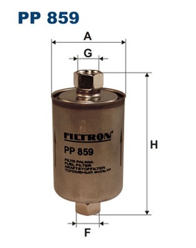 ФИЛЬТР ТОПЛИВА PP 859 ФИЛЬТРON