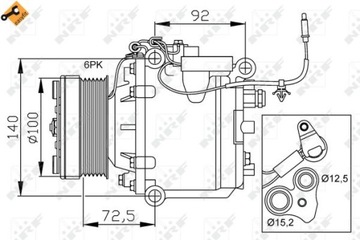 NRF 32165 КОМПРЕССОР, КОНДИЦИОНЕР