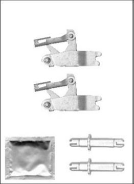 КОМПЛЕКТ РЕМОНТНИЙ. ВАЖЕЛЯ ROZPIERAKA VOLVO 780/850/C70/S70/V70 86-05 120 53 009