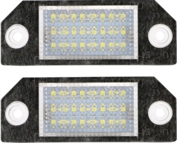 ЛАМПОЧКИ LED (СВІТЛОДІОД) НОМЕРНОГО ЗНАКА DO FORD FOCUS MK2 2004-2007 C-MAX 2003-08 ПІДСВІТКА