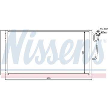 КОНДЕНСАТОР, КОНДИЦИОНЕР NISSENS 940118