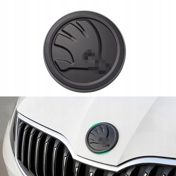 SKODA ЗНАЧЕК ЭМБЛЕМА ЛОГОТИП 90MM 32D853621A