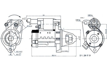 MAGNETI MARELLI СТАРТЕР HONDA