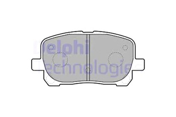 DELPHI КОЛОДКИ ТОРМОЗНЫЕ ПЕРЕД PONTIAC VIBE TOYOTA AVENSIS VERSO NOAH