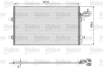 РАДИАТОР КОНДИЦИОНЕРА VALEO VAL814323