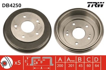 BĘBNEN ТОРМОЗНОЙ DB4250