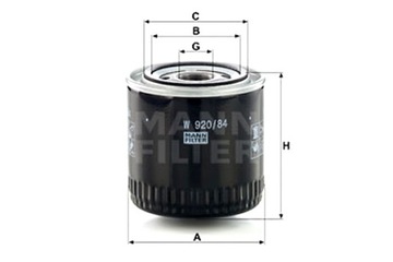 MANN-FILTER ФИЛЬТР ГИДРАВЛИЧЕСКИЙ URSUS 10014 H 8014 H 9014 H HATTAT