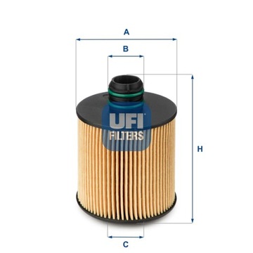 ФИЛЬТР МАСЛА UFI 25.083.00