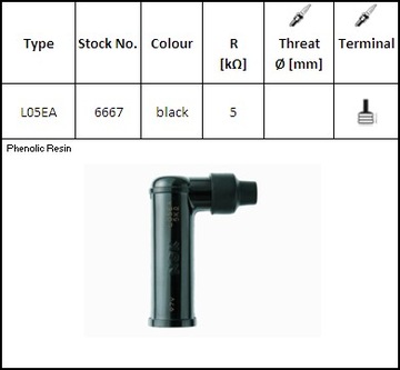 NGK FAJKA СВЕЧИ L05EA (КОД. 6667) YBX, NGK, L05EA.