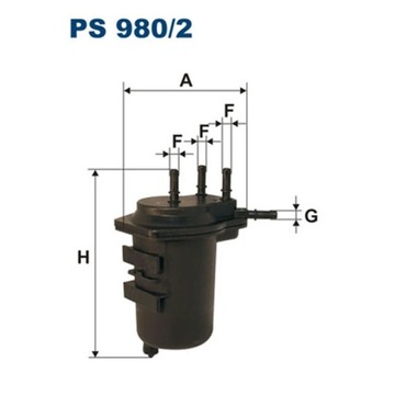 ФИЛЬТР ТОПЛИВА ФИЛЬТРON PS 980/2