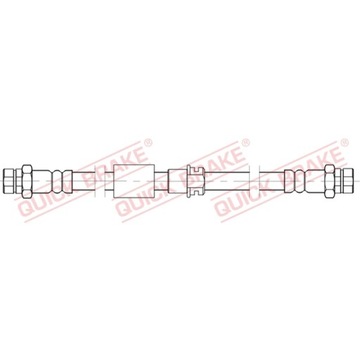 ПАТРУБОК ТОРМОЗНОЙ ГИБКИЙ QUICK BRAKE 22.931