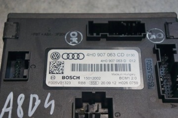 МОДУЛЬ БЛОК УПРАВЛЕНИЯ КОМФОРТА BCM AUDI A8 D4 S8 4H VW TIGUAN 4H0907063CD