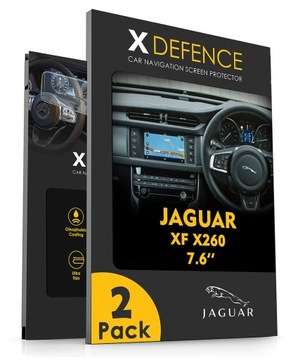 2W1 СТЕКЛО OCHRONNE NA NAWIGACJĘ ЭКРАН DO JAGUAR XF X 260 DRUGA НАВИГАЦИЯ