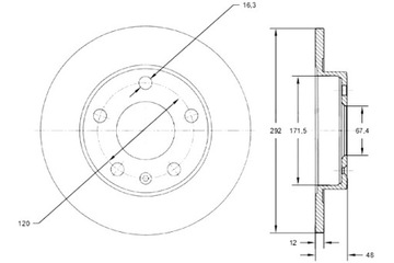 TOMEX BRAKES ДИСКИ ТОРМОЗНЫЕ ТОРМОЗНЫЕ 2 ШТУКИ. OPEL INSIGNIA A 08-17 ЗАД