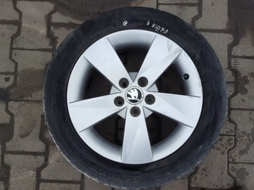 SKODA FABIA II 2 07-15R ROOMSTER ДИСК АЛЮМИНИЕВЫЙ 15 5J0601025AB