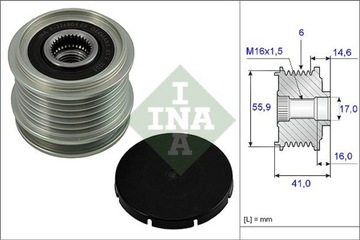 INA 535001010 МУФТА ГЕНЕРАТОРА