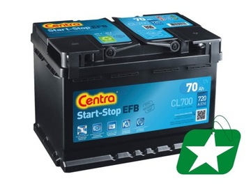 CENTRA EFB 70Ah 720A CL700