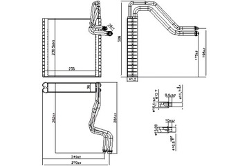 NISSENS ИСПАРИТЕЛЬ КОНДИЦИОНЕРА NISSENS 92372 FORD FIESTA 09-