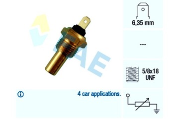 FAE ДАТЧИК ТЕМПЕРАТУРЫ ЖИДКОСТИ ОХЛАЖДАЮЩЕЙ JAGUAR XJ 3.2-6.0