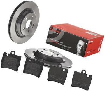 BREMBO TARCZE+KLOCKI T MERCEDES CL55 AMG C215