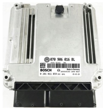 КОМПЬЮТЕР ECU VW TOUAREG 2.5 070906016BL 0281011859