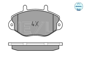 MEYLE КОЛОДКИ ТОРМОЗНЫЕ ПЕРЕД FORD TRANSIT TRANSIT TOURNEO 2.0-2.9