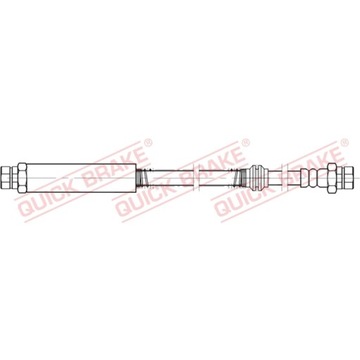 ПАТРУБОК ТОРМОЗНОЙ ГИБКИЙ QUICK BRAKE 22.934