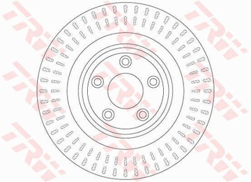 ДИСКИ ТОРМОЗНЫЕ ТОРМОЗНЫЕ ЗАД TRW DF6295