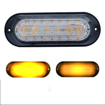 ФАРА LED (СВЕТОДИОД ) STROBOSKOPOWA + ПОВОРОТ 2W1 22W 12V 24V ЕВАКУАТОР POMOC ДОРОЖНАЯ 1M