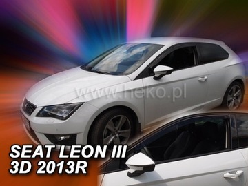 ОБТЕКАТЕЛИ HEKO SEAT LEON III 2013-2020 2 ШТ.