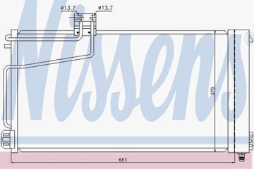 РАДИАТОР КОНДИЦИОНЕРА Z OSUSZACZEM MERCEDES