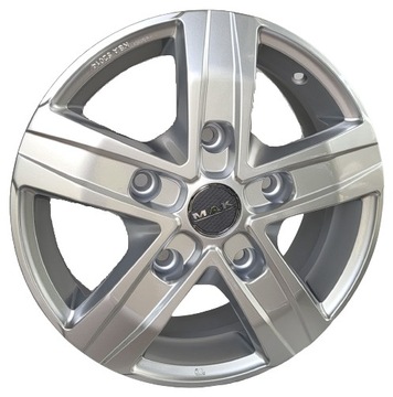 ДИСКИ MAK STONE 15X6,5 5X160 ET 52 65,1 СЕРЕБРО FORD TRANSIT CUSTOM