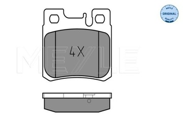 КОЛОДКИ HAM. DB T. W124/202