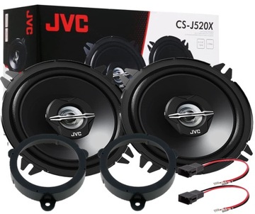 JVC ДИНАМИКИ 250W RENAULT MEGANE ПЕРЕД ЗАД ПРОСТАВКА