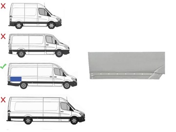 MERCEDES SPRINTER 2006-2013 РЕМ.КОМПЛЕКТ КРЫЛА P